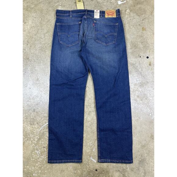 NWT $59 MEN LEVI’S 505-1064 REGULAR STRETCH BLUE JEANS PANT DENIM 38x30 - Picture 5 of 6